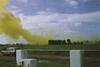 Atranor chemical plant in Buenos Aires, Argentia showing trifluralina gas escaping