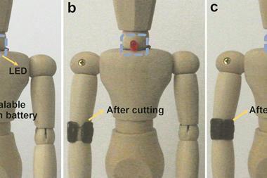 Self healing battery