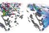 3D FIB-SEM on a fluid catalytic cracking particle showing pore network and streamlines 