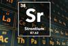 Periodic table of the elements – 38 – Strontium