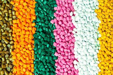 Plastic polymer pellets