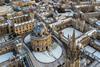 An image showing an aerial shot of Oxford University