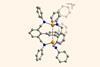 An image showing a [M2(BzN6-Mes)]n− complex