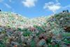 Heap of plastic bottles